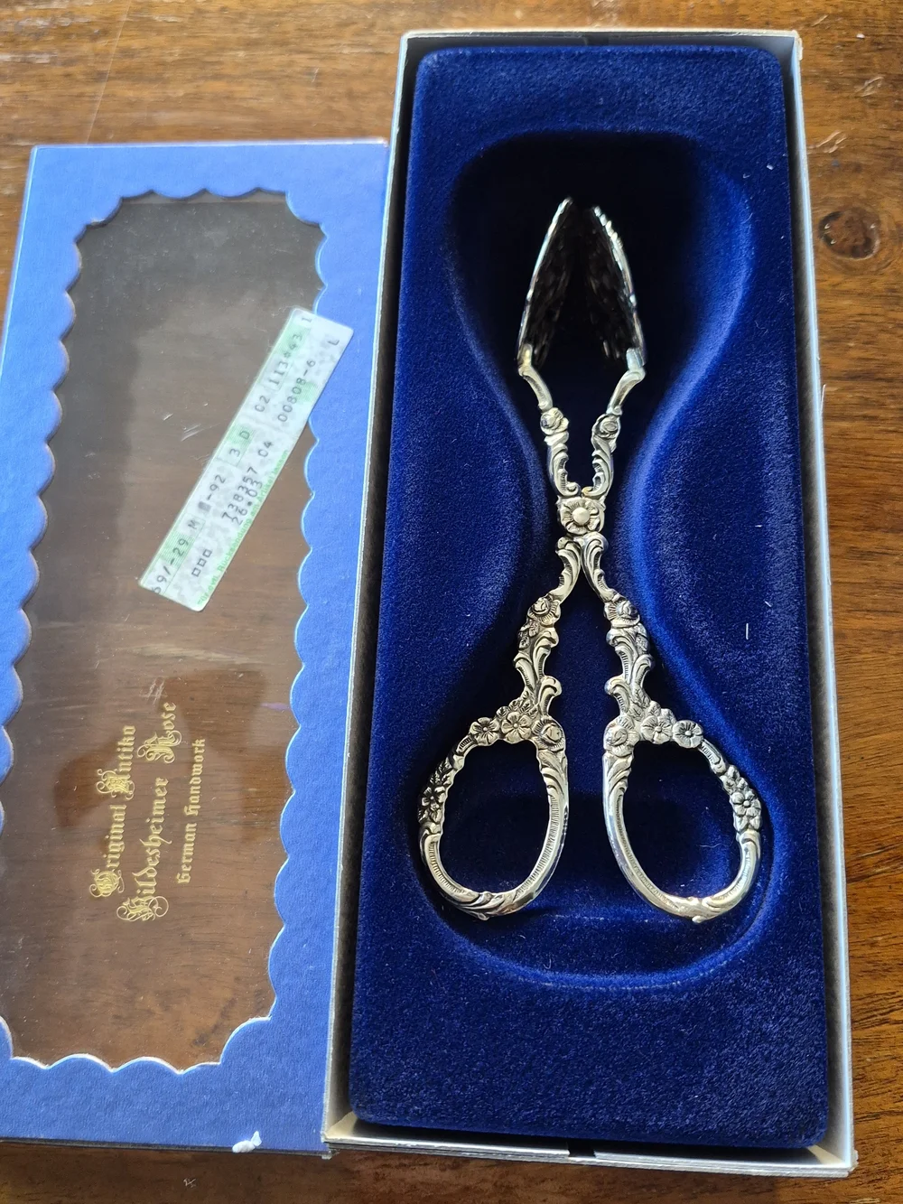 Original Antiko Silver Plated Hildesheimer Rose - Serving Tongs